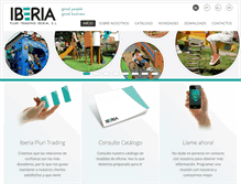 Tablet Screenshot of pluritradingiberia.com